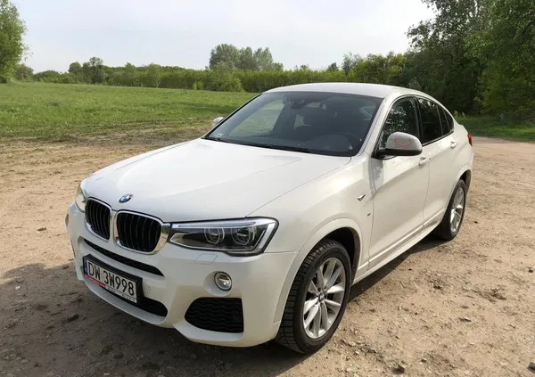 bmw x4 BMW X4 cena 134000 przebieg: 42850, rok produkcji 2017 z Wrocław